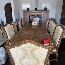 Marge Carson Formal Dinning Table 12