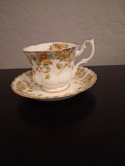 Royal Albert English bone China teacup and saucer