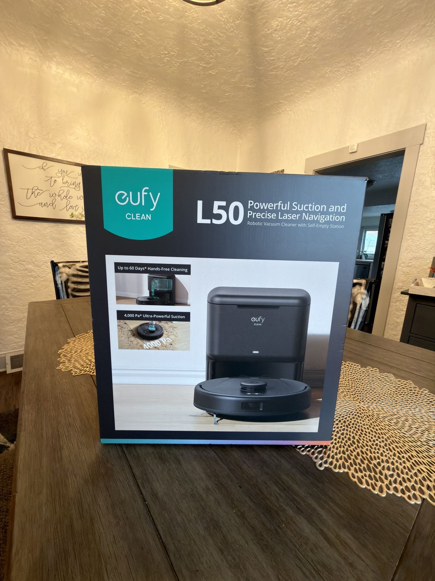 🤖 NEW! Eufy L50 Self-Cleaning Robot Vacuum with Self-Empty Station – SEALED BOXES
