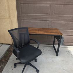 Desk & chair