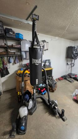 Punching bag and stand