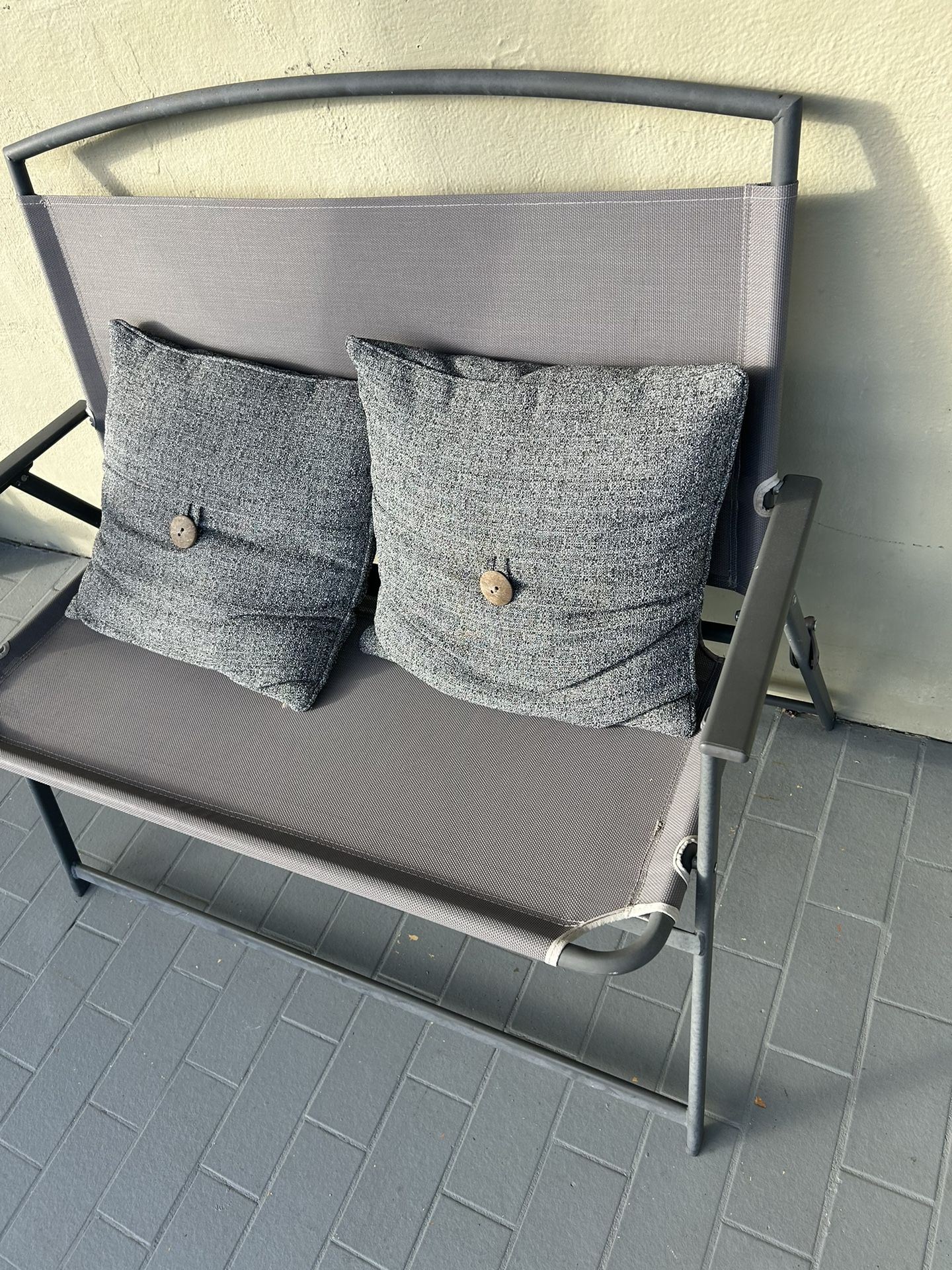 Metal Outdoor Seating Bench