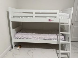 White Bunk Bed