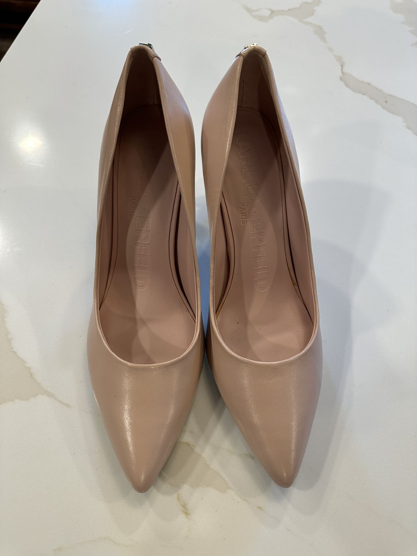 New Karl Lagerfeld Pink/Nude  Women’s Heels Size 11