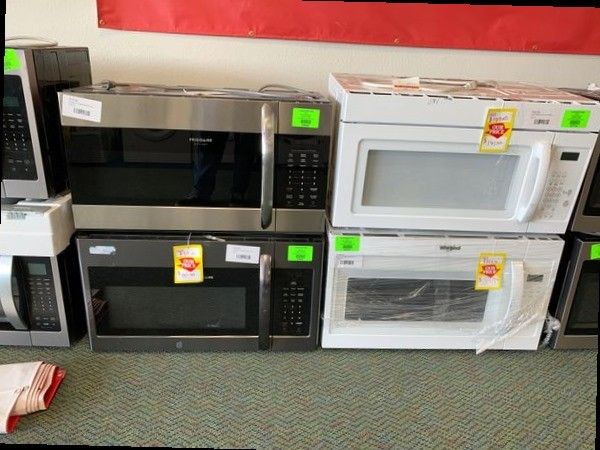 BRAND NEW OVERHEAD MICROWAVES H  I