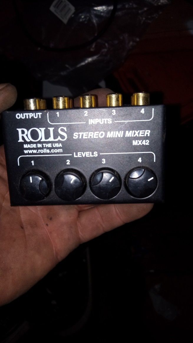 Rolls Stereo Mini Mixer Mx42