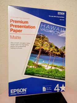 Epson Premium Presentation Paper Matte, specifically the large 13" x 19" size (50 sheets, model S041263).