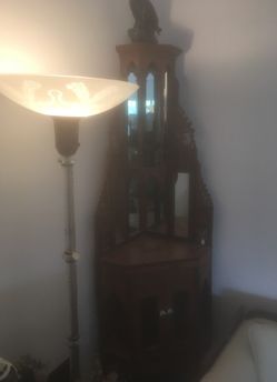 Antique corner cabinet