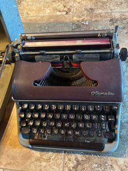 Vintage Olympia Typewriter, serial number 1236163