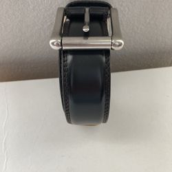 Men's Leather Belt-Classic & Fashion for Work, Business, and Casual. Black. $12