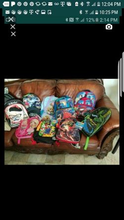 Back to school! Backpacks.
