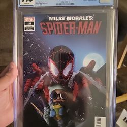 Miles Morales Spiderman 18 Cgc 9.8 Rahzzah Variant 