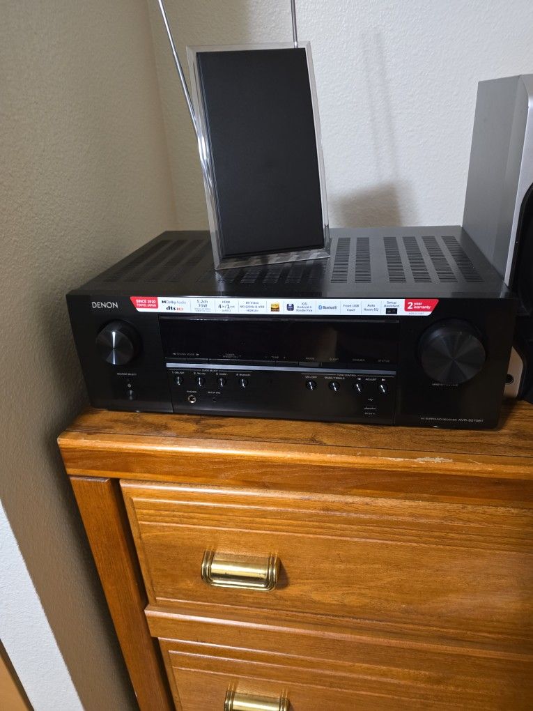 Dennon 5.2 Surond Sound Receiver Am/fm Bluetooth Hdm/audio