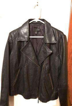 Very soft woman’s black leather jacket