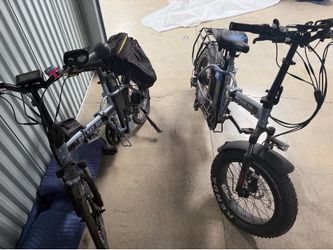2 electric bikes