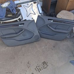 E46 330i  Door  Panels  Gray  With Wood Trim  100$