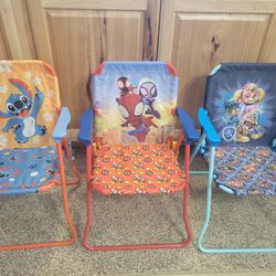 BRAND NEW KIDS FOLDING CHARACTER CHAIRS