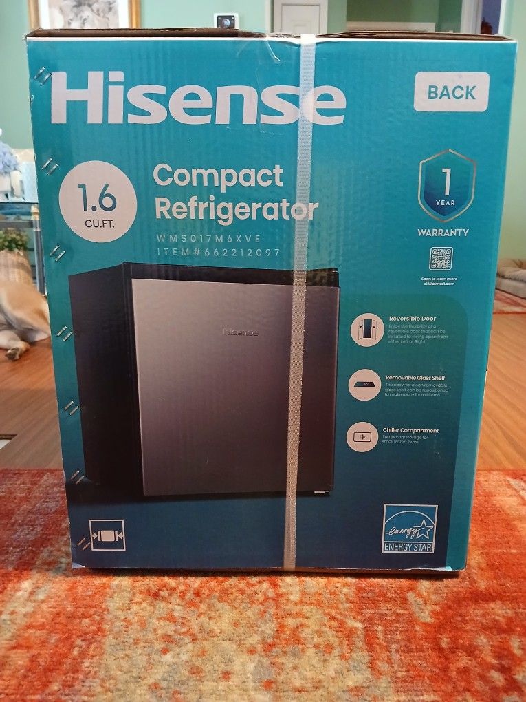 Compact Refrigerator 1.6 cu. ft.