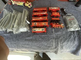 Vintage FIREFIGHTER Train Set