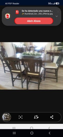 Beautiful Set High Table and 4 bar Stools