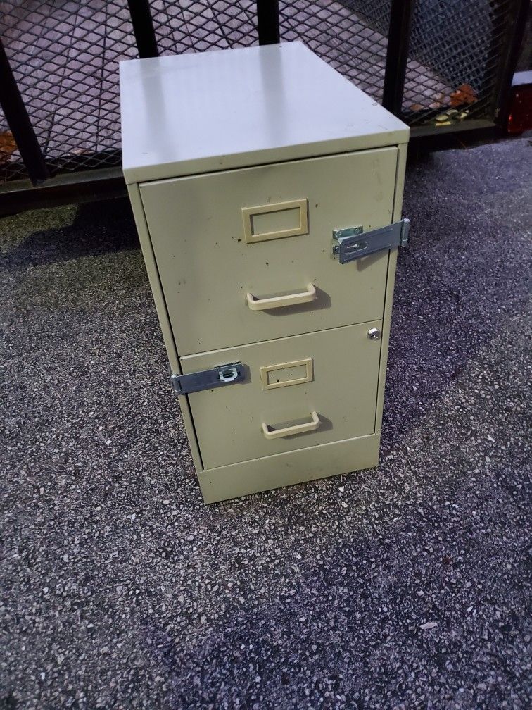 Steel 2 Drawer Filing Cabinet