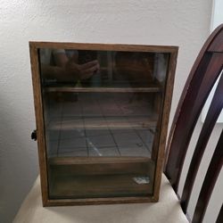 Collectible, cabinet.