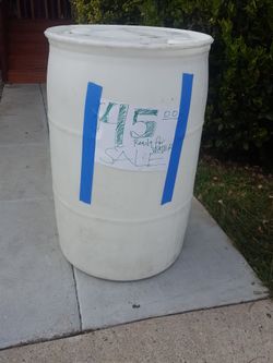55 Gallon Drum Clean Ready For Drinking Water