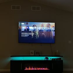 Indoor Fireplace TV Stand (see 2nd Pic For Details)