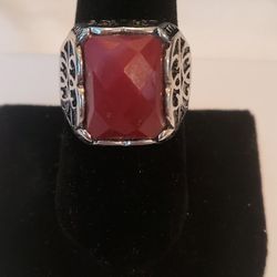Red Agate Ring