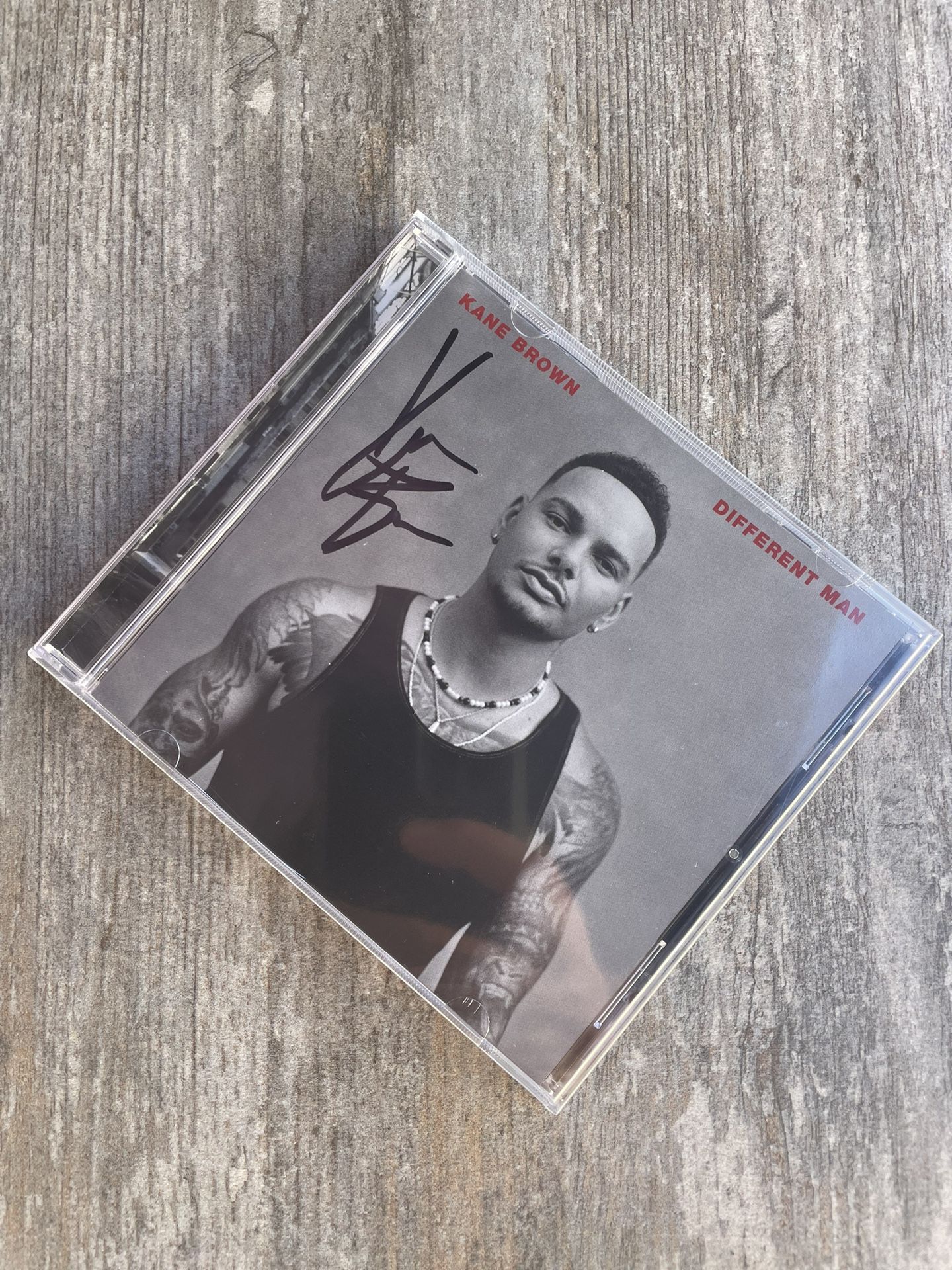 Autographed Kane Brown Different Man CD Sealed NEW Grand