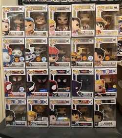 Funko Pops For Sale One Piece Fire Force Demon Slayer Spider-man Spiderverse Critical Role Hunter X Hunter 