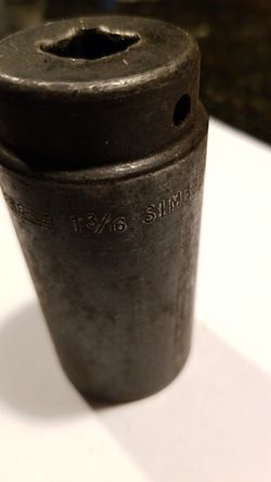 SnapOn SIM380 1/2" Drive 6-Point SAE 1-3/16" Flank Drive® Deep Impact Socket