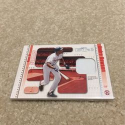 Andre Dawson Jersey Card- The Hawk- Chicago Cubs 