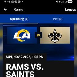 Rams V Saints