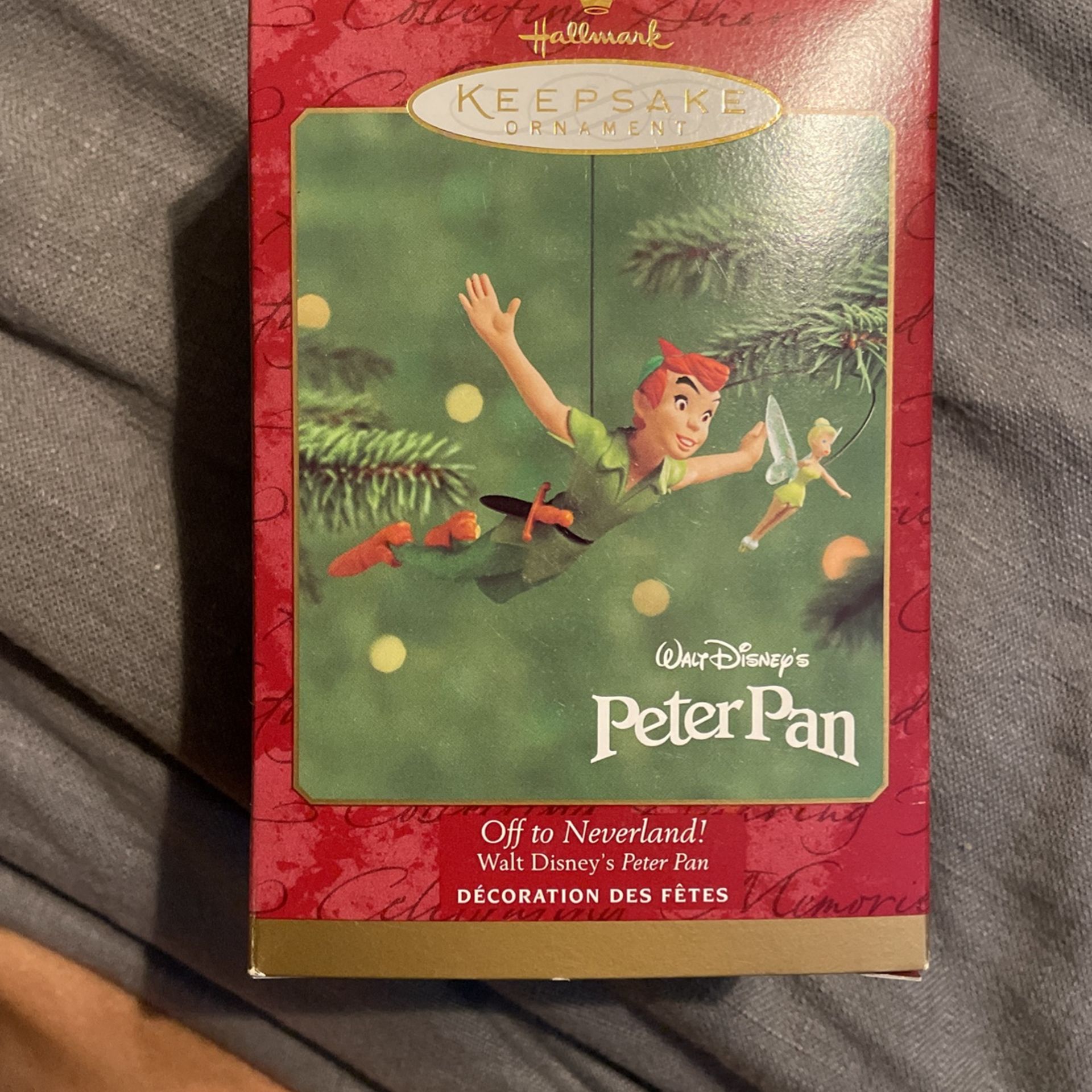 Walt Disney Hallmark Keepsake Off To Neverland Peter Pan