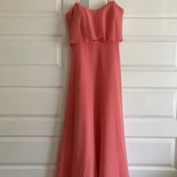 MoriLee Madeline Gardner Pink Bridesmaid Formal Prom Dress Size 10