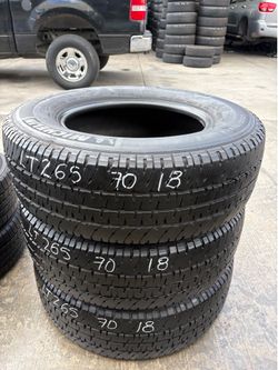 LT265/70r18 Three Michelin Tires In Great Shape $60 EACH