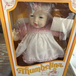 Vintage 1982 Thumbelina Doll – Original Packaging (IDEAL Classic Doll)