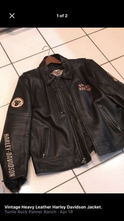 Harley Davidson Leather Riding Jacket XL with liner.