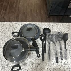 Brand New Pots Pans And Utensils For Sale Open Box Never Used 