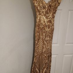 Gold DRESS