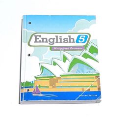 BJU PRESS HOMESCHOOL ENGLISH 5