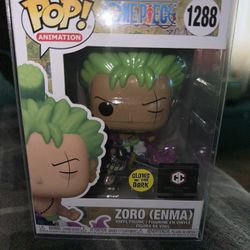 Funko Pop Zoro Enma One Piece Glow Exclusive