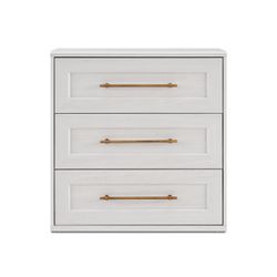 mopio Blake 3 Drawer Dresser for Bedroom, Chest of Drawers, Wood Dresser Organizer, Modern Farmhouse, Tall Night Stand, Enhanced Safety, Sturdy Compli