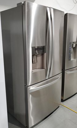 Kenmore 3 Door Stainless Steel Refrigerator Fridge
