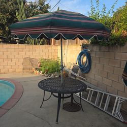 Patio Table & Umbrella