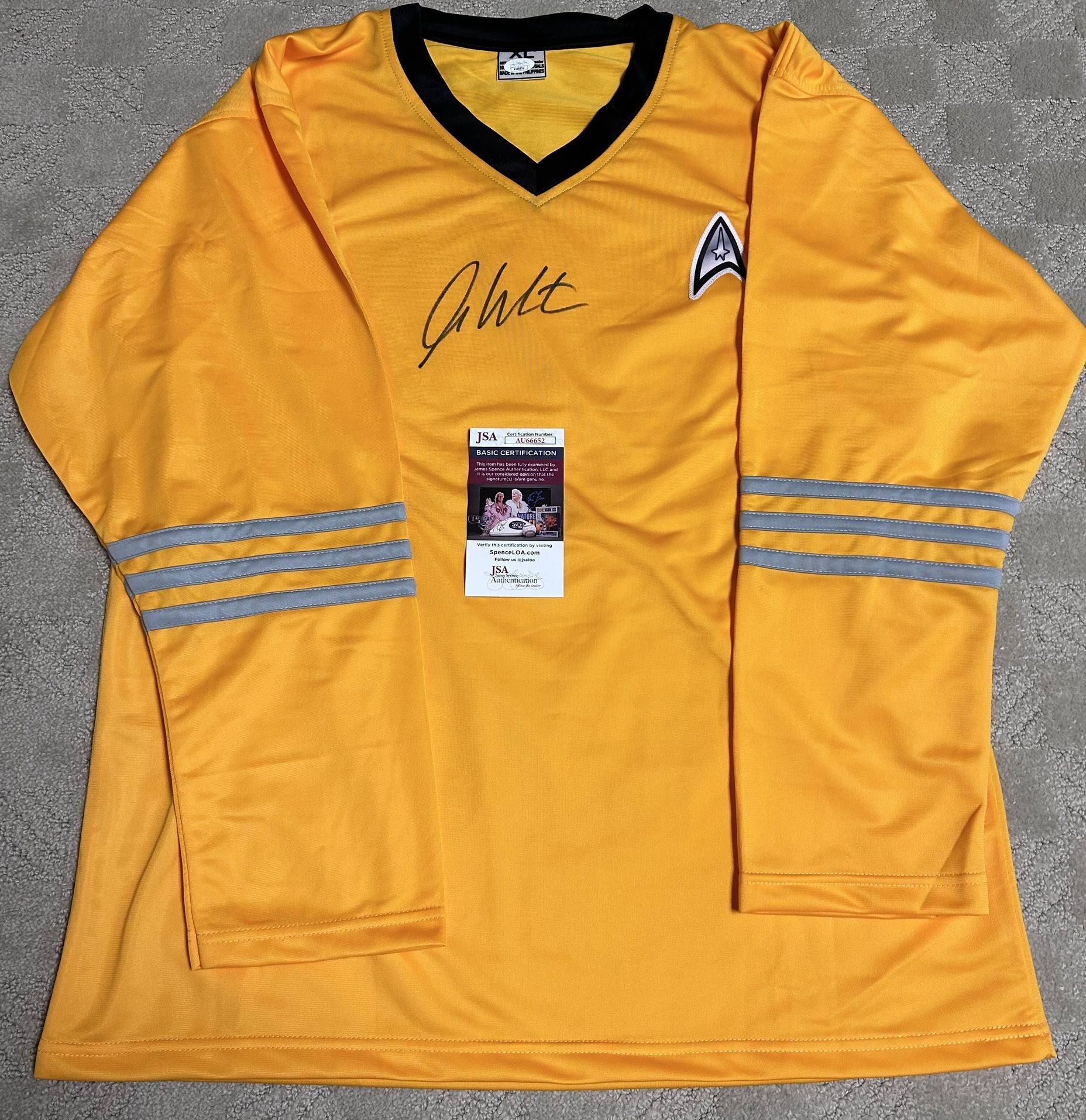 William Shatner Autographed Star Trek Uniform Collectibles & Art