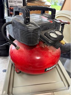 Compressor with nail gun