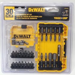 Dewalt Tough Grip Screwdriver Bit 30 Piece Tool Set New In Box See All Pictures