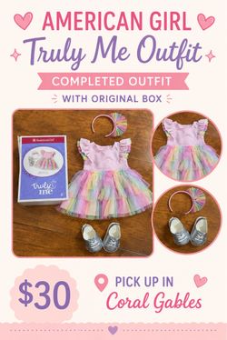 American girl outfit with original box